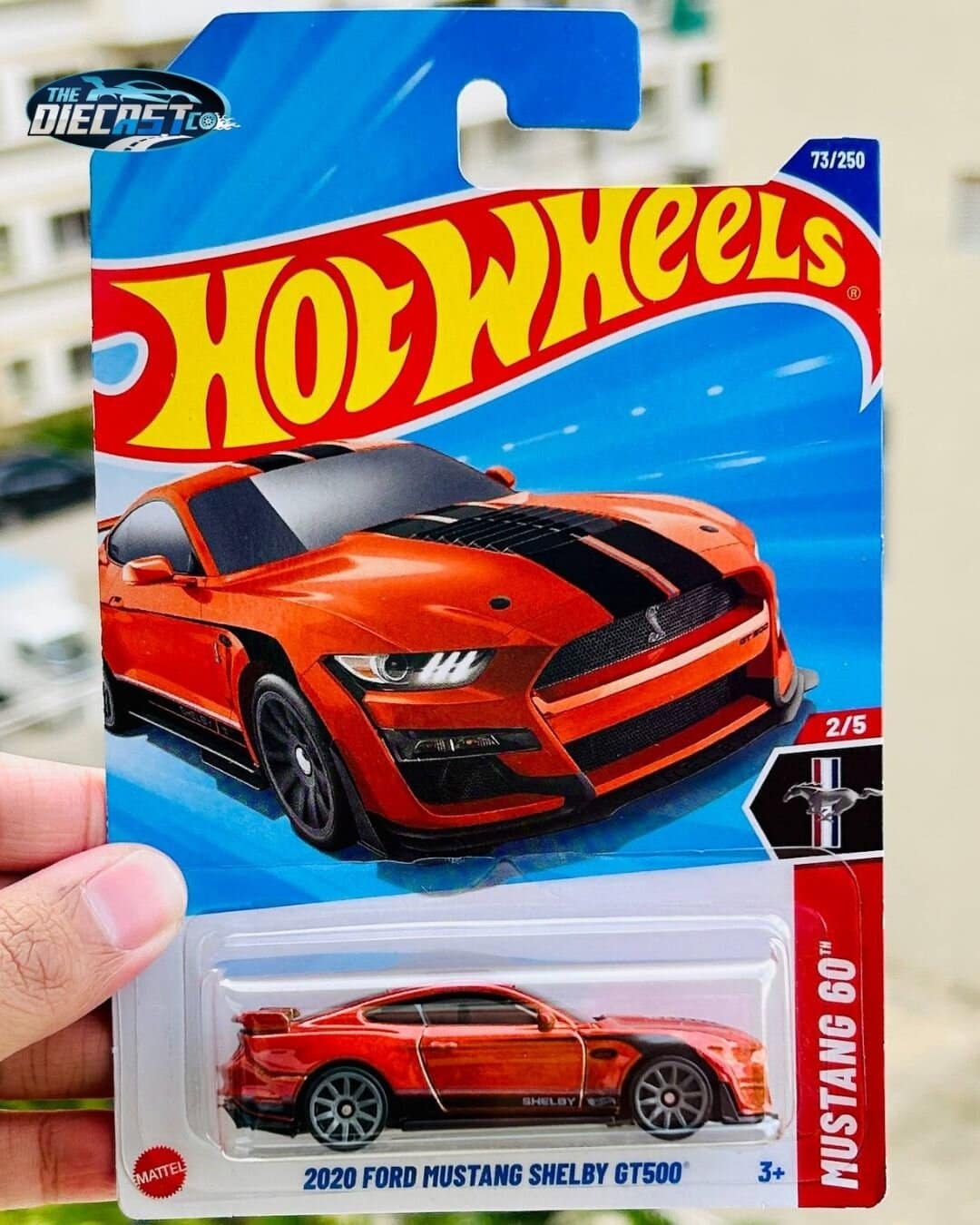 IMPORTED - 2020 Ford Mustang Shelby GT500 (Orange) - International Long Card