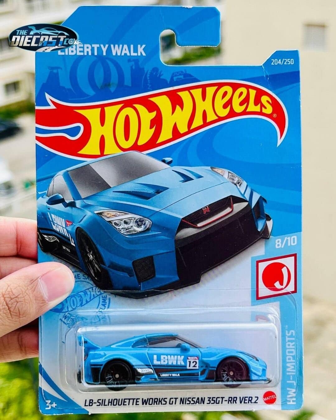 IMPORTED - LB-Silhouette Works GT Nissan 35GT-RR VER.2 - International Long Card (Creased/Bent Card)