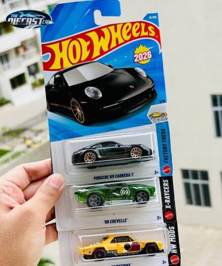 Porsche 911 Carrera T, '69 Chevelle & Vairstrike - MRP Combo - Set of 3