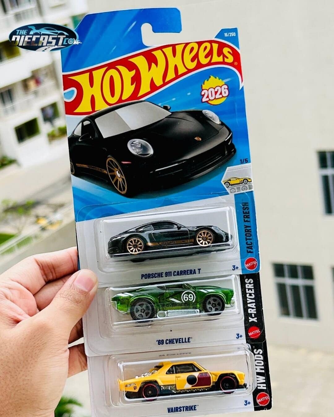 Porsche 911 Carrera T, '69 Chevelle & Vairstrike - MRP Combo - Set of 3