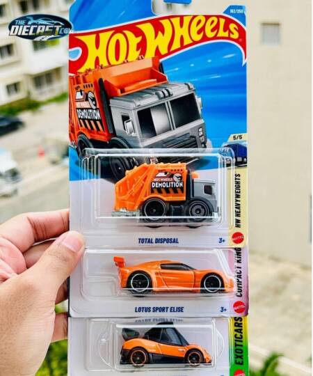 Total Disposal (Treasure Hunt), Lotus Sport Elise & Pagani Zonda Cinque - MRP Combo - Set of 3