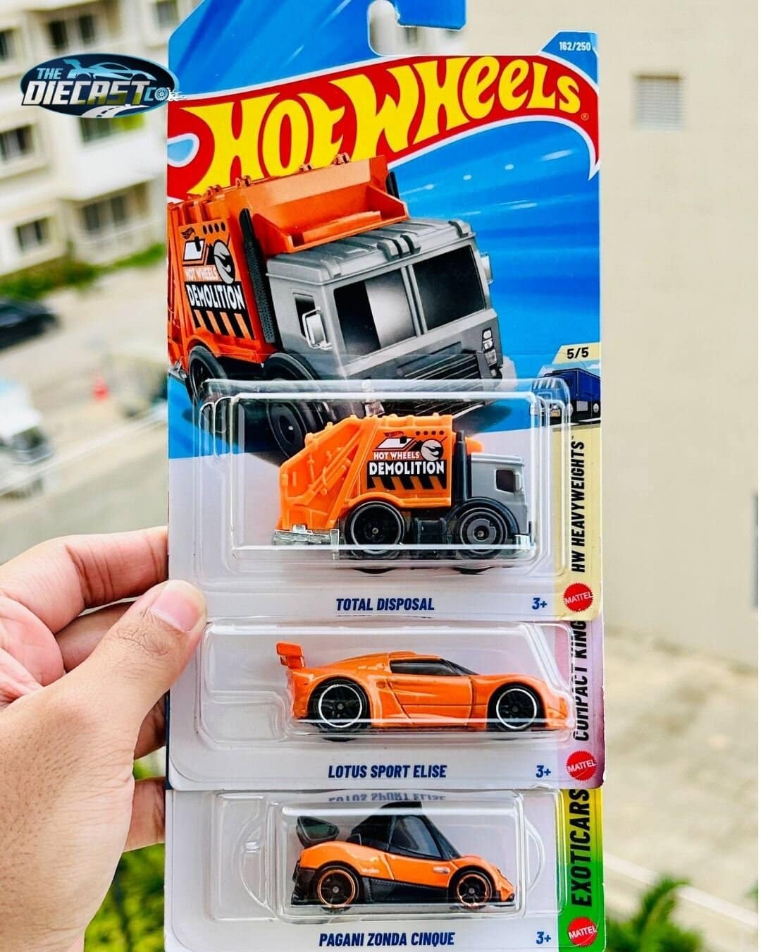 Total Disposal (Treasure Hunt), Lotus Sport Elise & Pagani Zonda Cinque - MRP Combo - Set of 3