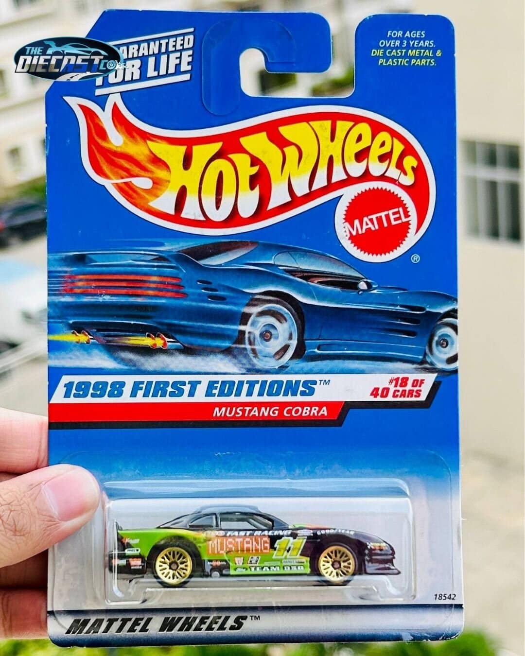 US IMPORTED - 1998 First Edition Mustang Cobra - International Long Card