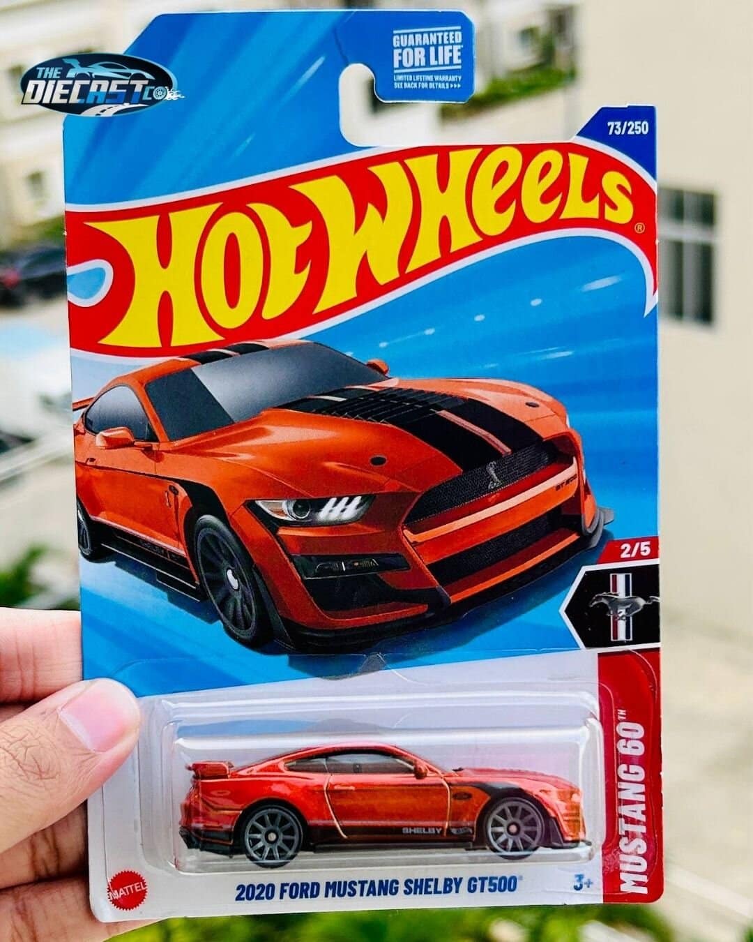 US IMPORTED - 2020 Ford Mustang Shelby GT500 (Orange) - International Long Card