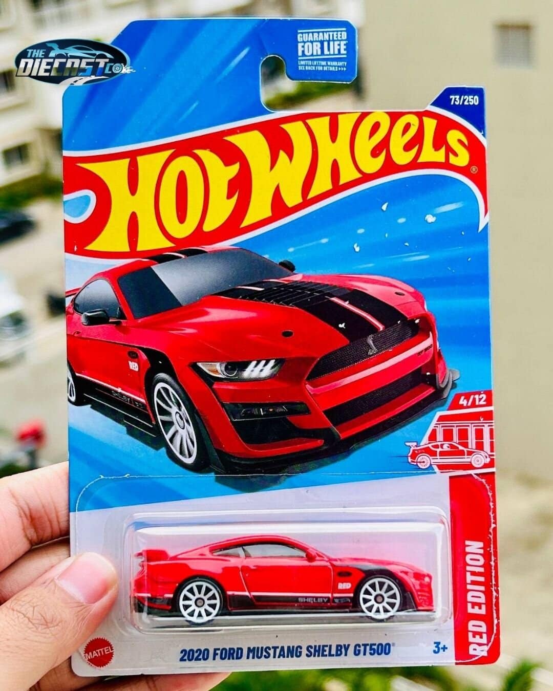US IMPORTED - 2020 Ford Mustang Shelby GT500 (Red Edition Limited Release) - International Long Card (Blister Flaw)