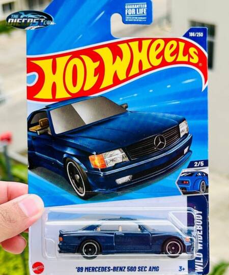 US IMPORTED - '89 Mercedes Benz 560 SEC AMG - Blue - International Long Card