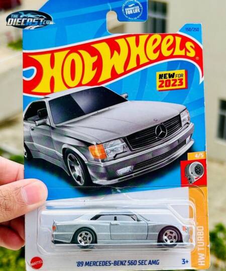 US IMPORTED - '89 Mercedes Benz 560 SEC AMG - Silver - International Long Card